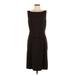 Ann Taylor Factory Casual Dress - Sheath: Brown Solid Dresses - Women's Size 8