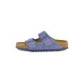 Birkenstock Damen Pantolette ARIZONA aus Veloursleder, blau, Gr. 39EU