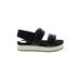 Koolaburra by UGG Sandals: Black Solid Shoes - Women's Size 6 - Open Toe