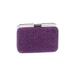 Jessica McClintock Clutch: Purple Marled Bags