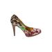 Nine West Heels: Ivory Tropical Shoes - Women's Size 7 1/2