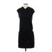 Calvin Klein Casual Dress - Sweater Dress: Black Dresses - Women's Size Small