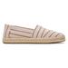 TOMS Women's Alpargata Rope 2.0 Pink Stripes Espadrille Shoes Natural/Pink/Multi, Size 12