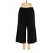 Style&Co Casual Pants - High Rise Wide Leg Culottes: Black Bottoms - Women's Size 6