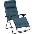 Fauteuil Relax Jardin - Chaise Longue Matelassé Zéro Gravité - Rsx Clip - Aircomfort® - Bleu Coral