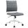 Jive Armless Mid Back Office Chair in Gray