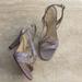 J. Crew Shoes | J. Crew Collection Lavender Glitter Sandal Heel | Color: Gold/Purple | Size: 7