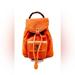 Gucci Bags | Gucci Orange Suede Bamboo Backpack | Color: Brown/Orange | Size: Os