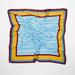 Zara Accessories | New Zara Scarf Satin Effect Printed Handkerchief | Color: Blue/Yellow | Size: Os