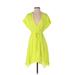 One One Six Casual Dress: Green Dresses - Women's Size Small