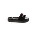 Puma Sandals: Slip-on Platform Casual Black Solid Shoes - Women's Size 10 - Open Toe