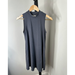 Madewell Dresses | Madewell Women's Grey Sleeveless Mini Casual T-Shirt Tank Summer Dress Size Xxs | Color: Gray | Size: Xxs