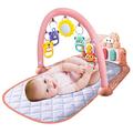 Baby Gym Play Mat, Musical Baby Mat for Floor, Play Piano Gym Activity Playmat with Music, Lights and Sounds Toys, Play Gym for Infantss Newbornn and Toddler Aged 0 to 12 Months Old