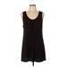 Eileen Fisher Sleeveless Silk Top Black Scoop Neck Tops - Women's Size Large