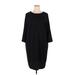 Carmen Carmen Marc Valvo Casual Dress - Sweater Dress: Black Solid Dresses - New - Women's Size 20