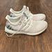 Adidas Shoes | Adidas Ultraboost Multi Color White Rainbow Sneakers 9 | Color: White | Size: 9