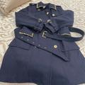 Michael Kors Jackets & Coats | Michael Kors Navy Studded Wool Pea Coat | Color: Blue | Size: M