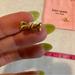 Kate Spade Jewelry | Kate Spade Gold Bow Earrings & Dust Bag | Color: Gold | Size: Os