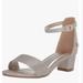 Nine West Shoes | Girls Nine West Mini Heels | Color: Silver | Size: 5g