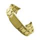 WAHRE 13mm 17mm 19mm 20mm Stainless Steel Replacement Fit For Oyster Watch Bracelet Fits For Rolex Watch Strap Women Watchbands Men (Color : Gold no logo, Size : 18mm)