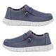 Mens Slip on Shoes Casual Shoes Waterproof Breathable Shoes Comfortable Lightweight Waterproof Walking Shoes Lightweight Durable Comfortable Low top Shoes,Blue,46/280mm