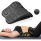 RESTCLOUD Back Stretcher for Back Pain Relief, Back Stretching Cushion, Chronic Lumbar Support Pillow Helps with Spinal Stenosis, Herniated Disc and Sciatica Nerve Pain Relief Lumbar Stretcher (Black)