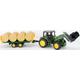 Bruder 01634 John Deere 6920 with front loader and bale transporter