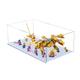 Acrylic Display Case for Lego NINJAGO Lloyd's Golden Ultra Dragon, Dustproof Display Box Compatible Lego,Gift (Transparent)