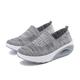 Running Shoes Lightweight Tennis Shoes Non Slip Gym Workout Shoes Breathable Mesh Walking Sneakers (Color : Light Gray, Size : 6 UK)