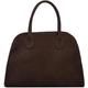 COALHO Suede Tote Bag for Women, Suede Purse Tote Bag Vintage Handle Bag Fashion Retro Shoulder Satchel Bag (Coffee,Large)