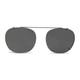 HCHES Clip On Sunglasses Round Men Eyewear For Driving Glasses Snap On Sunglasses Women Metal UV400,S,green CLIP,One size