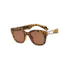 Square trend small frame sunglasses for men and women fashion commuting decorative sunglasses (Color : G, Size : 1)