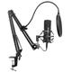 Prosound MAONO USB Microphone Kit 192KHZ/24BIT PC Condenser Podcast Streaming Cardioid Mic Plug & Play for Computer, YouTube, Gaming Recording
