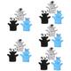 BESTonZON 15 Pcs Hand Puppet Toys Stocking Storytelling Animal Hand Party Puppets Pretend Play Animal Hand Puppets Cartoon Hand Puppets Plushible Hand Puppets Props Variety Child Pp Cotton