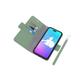 DefenderShield EMF Protection & 5G Anti Radiation iPhone 15 Case - RFID Blocking EMF Shield Detachable Wallet Case with Magnetic Closure Sage Green