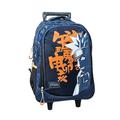 mybagstory - Naruto Boy's Backpack - Child - School - Kindergarten - Daycare - Primary - Boy School Bag - Gift Idea - Black/Blue - Large Wheeled Bag - 46 cm, Black/Blue - Naruto - Large Trolley Bag -
