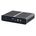 HUNSN 4K Mini PC, Small Computer, Server, HTPC, Intel Gen 10th Core I7 1065G7, Windows 11 or Linux Ubuntu, BM27, WiFi, BT, 2 x HDMI, 2 x LAN, Optical, 4G Support, 32G RAM DDR4, 512G SSD, 1TB HDD