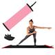 Exercise Slide Board Mat Balance Enhancement Exercise Mat Slimming Exercise Guide Slide Mat for Core and Leg Training, Squats, Skate Strides, Lunges(Size:180 * 50CM,Color:Pink)