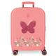 Enso Beautiful Natura Cabin Suitcase Pink 40 x 55 x 20 cm Hard ABS Closure TSA 37L 3.2 kg 4 Wheels Double Luggage Hand Luggage, Pink, Cabin Suitcase