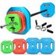 FK Sports Square Barbell Weights Set,Fitness Studio Pump Set,Adjustable 20kg 30kg Barbell Weights Set, Ideal Studio Pump Set, Weights Strength Training Equipment for Home/office. Barbell & Weights.