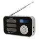 PowerPlus Stork - Solar USB Portable DAB+/FM Radio with Alarm