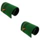 INOOMP 2 Sets Golf Mat Golfing Hitting Mat Portable Golfing Hitting Pad Driving Mats Indoor Golf Balls Grass Putting Mats Accessories Dog Grass Pads Thick Version Nylon Grass Lawn Mat