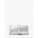 Michael Kors Bags | Michael Kors Penelope Medium Metallic Clutch One Size Silver New | Color: Silver | Size: Os