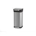 Joseph Joseph Intelligent Waste Titan Trash Compactor Kitchen Bin with Odour Filter, Holds up to 60L After Compaction, Stainless Steel, 20L