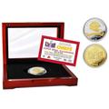 Highland Mint Super Bowl LVIII Kansas City Chiefs Gold Flip Coin (39mm)