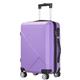 BOGAZY Luggage Trolley Suitcase Luggage Hardcase Suitacse with Spinner Wheels Lightweight Hardshell Suitcase with Wheels Lightweight Luggage (Color : Purple, Size : 28in)