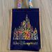 Disney Bags | Nwt Disney 50th Anniversary Reusable Tote / Book Bag Castle Sz Small | Color: Blue | Size: 12 X 9 X 5