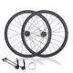 700C Road Bike Wheelset Disc Brake Height 38mm Rim 24H Quick Release/Thru Axle Hub Bike Wheel Set For 7/8/9/10/11 Speed Cassette