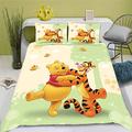 Doiicoon Winnie the Pooh Baby Bedding, Children's Bedding 100x135, Winnie the Pooh Bedding Set 135x200 Bedding Set for Children With 50x75 cm Pillowcase (1,220 x 240 cm)