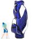 Portable Golf Bag,Golf Standard Bag w/5 Way Dividers,Lightweight Golf Club Bag without Wheels,Waterproof Durable (Color : Blue)